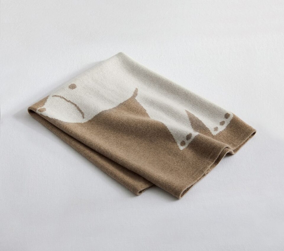 Cashmere Bear Baby Blanket Pottery Barn Kids UK